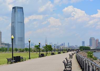 NY City Park Walkway