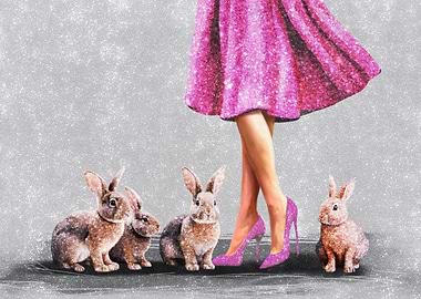 Glitter Bunny Fashion