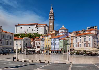 Town of Piran in Slovenia