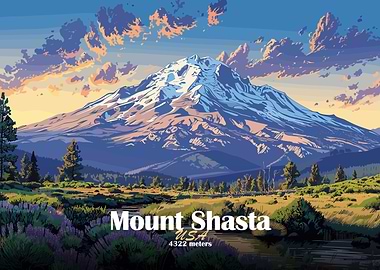 Mount Shasta Landscape