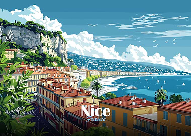 Nice, France Cityscape