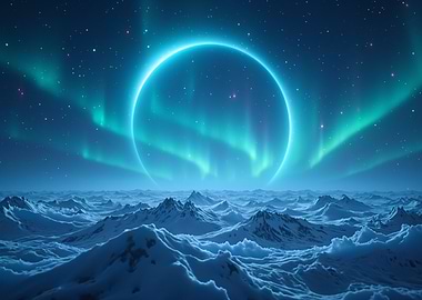 Aurora Borealis on Alien Planet