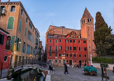 Campo San Vidal In Venice