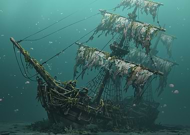 Sunken Shipwreck