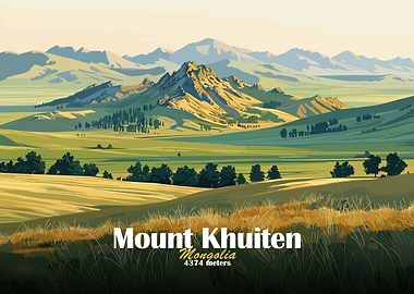 Mount Khuiten, Mongolia