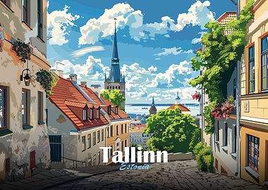 Tallinn Cityscape