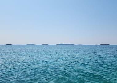 Calm Sea with Islands