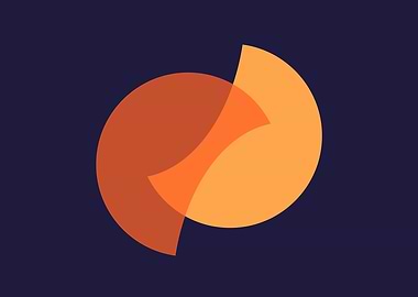 Abstract Orange Shapes