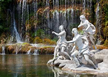 Fountain of Diana and Actaeon, Royal Palace, Caserta, Italy