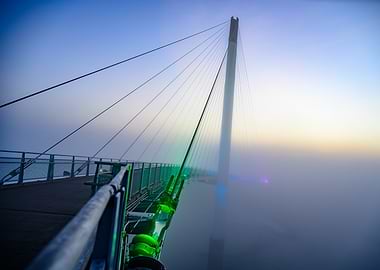 Bridge in Fog