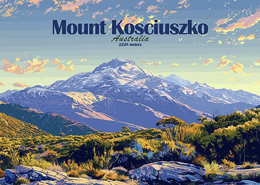 Mount Kosciuszko Landscape