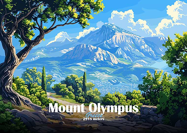 Mount Olympus Landscape
