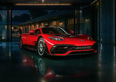 Red Mercedes-AMG One