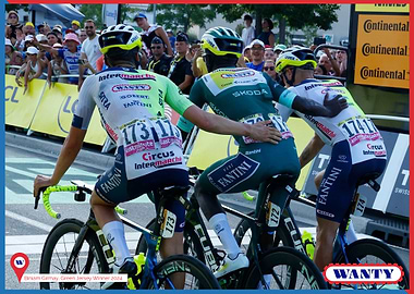 Biniam Girmay Race Finish