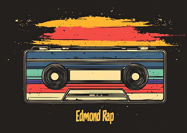 Retro Cassette Tape Design