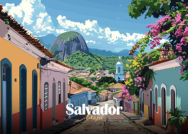 Salvador, Brazil Cityscape