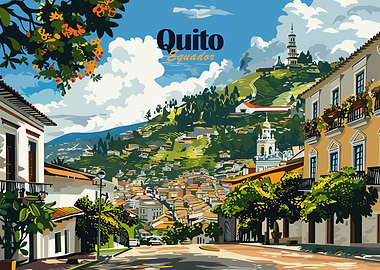 Quito, Ecuador Cityscape