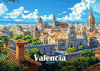Valencia Cityscape