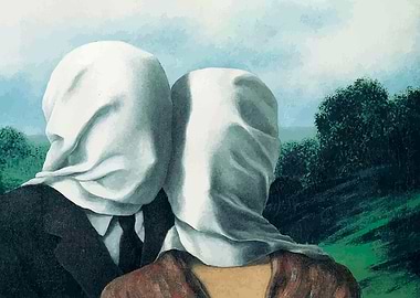 Rene Magritte The Lovers II