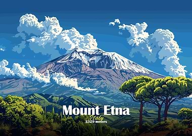 Mount Etna Landscape