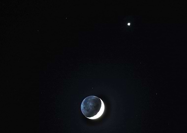 Crescent Moon and Stars