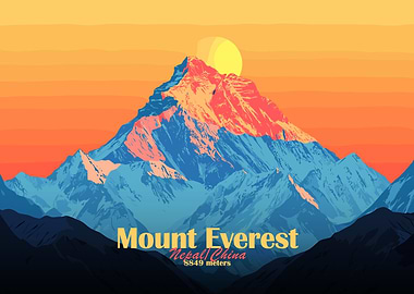 Mount Everest Sunset