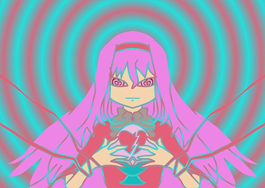 Anime Girl with Heart