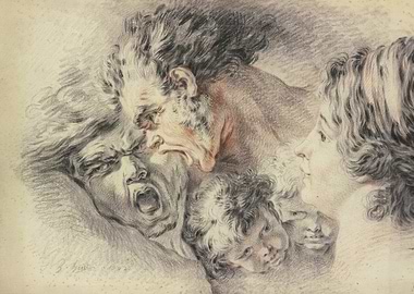 Study sheet with different heads