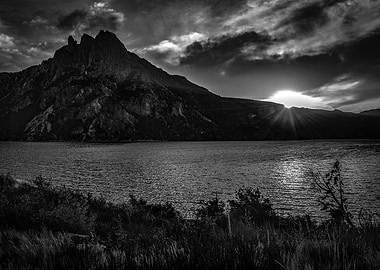 Mountain Lake Sunset