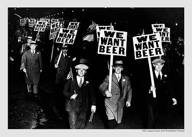 Beer Prohibition Protest Photo