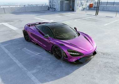 Purple McLaren 720S