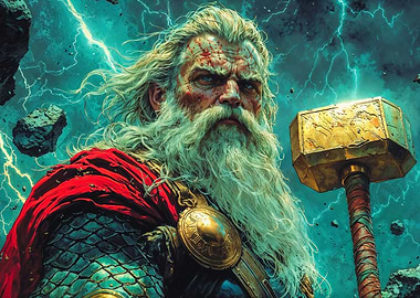 Odin, Norse God of War