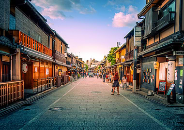 Traditional Japanese Street