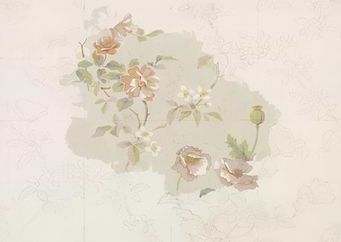 Vintage Floral Wallpaper