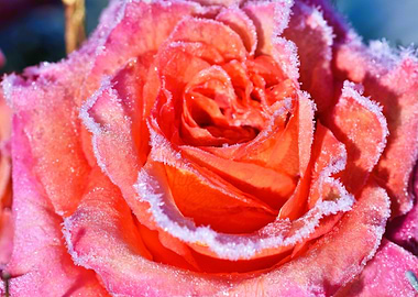 Ice Red Rose