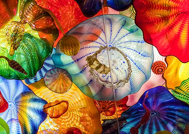 Colorful Glass Ceiling