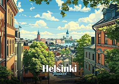 Helsinki Cityscape