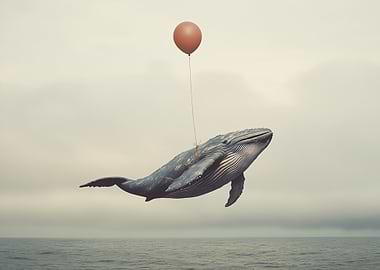 Whale with Balloon