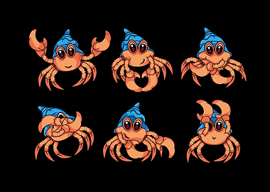 Cute Dancing Hermit Crab Lover Kids Fish Tank Hermit Crab