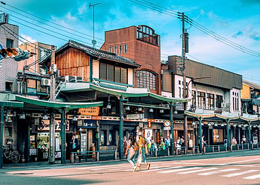 Japanese Street Scene