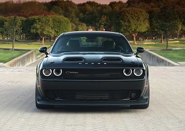 Black Dodge Challenger