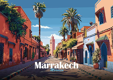 Marrakech Street Scene