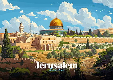 Jerusalem Cityscape