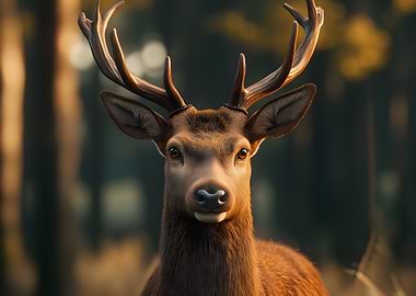 Majestic Deer Portrait