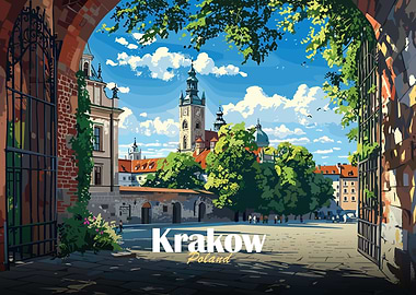 Krakow Cityscape