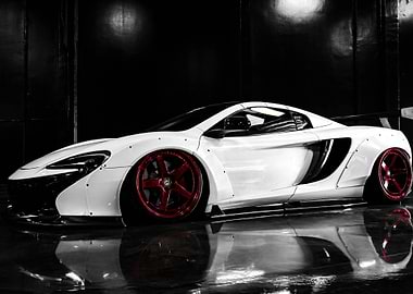 White McLaren 12C