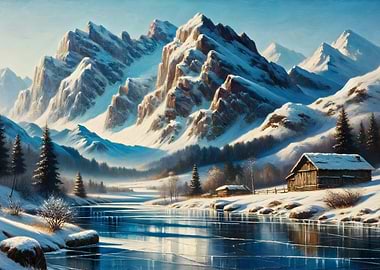 Snowy Mountain Cabin