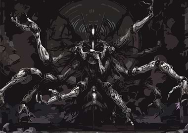 Dark Mechanical Figure