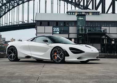 White McLaren 720S