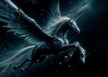 Cybernetic Pegasus Unicorn